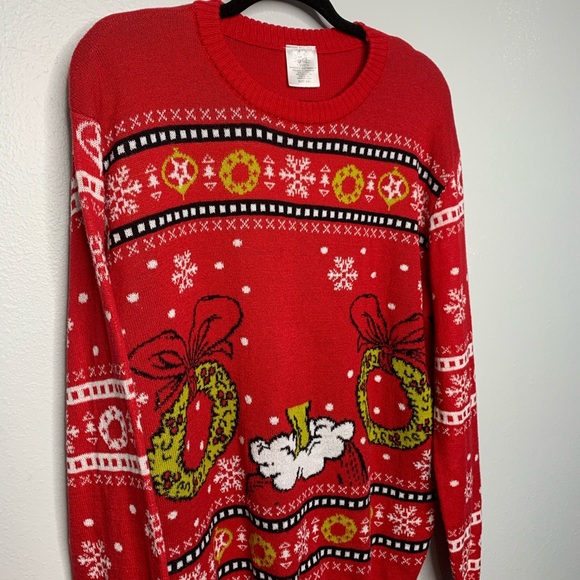 The Grinch Red Ugly Christmas Sweater XXL Cotton - Picture 2 of 4
